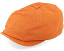【★Fashion THE SALE★7/12午前10時迄】ステットソン Stetson 【 6-Panel Cap Cotton Twill Orange Flatcap - 】 キャップ 帽子 orange 橙・オレンジ バッグ 小物 ブランド雑貨 帽子 メンズ帽子 キャップ