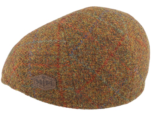 Mjm Hats 【 Country Harris Tweed Brown Flatcap - 】 カントリー 茶色 ブラウン バッグ 小物 ブランド雑貨 帽子 メンズ帽子 キャップ