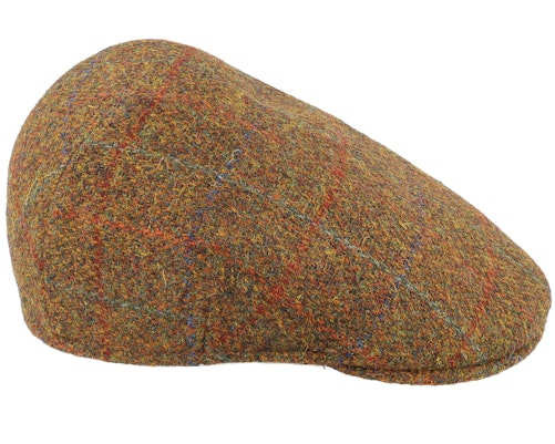 Mjm Hats 【 Country Harris Tweed Brown Flatcap - 】 カントリー 茶色 ブラウン バッグ 小物 ブランド雑貨 帽子 メンズ帽子 キャップ