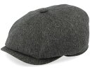 【★Fashion THE SALE★7/12午前10時迄】ステットソン Stetson 【 Hatteras Cashmere Navy Flat Cap -...