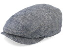 ステットソン Stetson 【 Driver Cap Linen/Silk Navy Flat Cap - 】 キャップ 帽子 紺色 ネイビー バッグ 小物 ブランド雑貨 帽子 メンズ帽子 キャップ