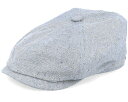 ステットソン Stetson 【 6-Panel Silk/Cotton Light Blue Flat Cap - 】 青色 ブルー キャップ 帽子 バッグ 小物 ブランド雑貨 帽子 メンズ帽子 キャップ