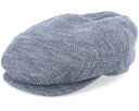 ステットソン Stetson 【 Driver Cap Jersey Blue Flat Cap - 】 キャップ 帽子 ジャージ 青色 ブルー バッグ 小物 ...