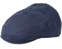 【★Fashion THE SALE★7/12午前10時迄】ステットソン Stetson 【 Ivy Cap Cotton Navy Flatcap - 】 キャップ 帽子 紺色 ネイビー バッグ 小物 ブランド雑貨 帽子 メンズ帽子 キャップ
