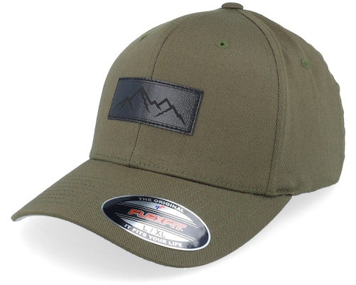 Wild Spirit 【 Small Box Mountain Patch Olive Flexfit - 】 ボックス olive オリーブ バッグ 小物 ブランド雑貨 帽子 メンズ帽子 キャップ