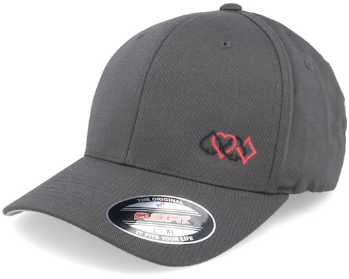 アイコニック Iconic 【 Ace Hearts Spades Clubs Logo Dark Grey Flexfit - 】 エース ロゴ 灰色 グレー バッグ 小物 ブランド雑貨 帽子 メンズ帽子 キャップ