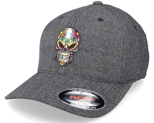 Calaveras 【 Evil Skull Patch Melange Grey Flexfit - 】 灰色 グレー バッグ 小物 ブランド雑貨 帽子 メンズ帽子 キャップ Calaveras 【 Evil Skull Patch Melange Grey Flexfit - 】 灰色 グレー バッグ 小物 ブランド雑貨 帽子 メンズ帽子 キャップ