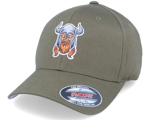 Vikings 【 Viking Warrior Patch Olive Flexfit - 】 ウォリアー olive オリーブ バッグ 小物 ブランド雑貨 帽子 メンズ帽子 キャップ