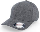 【★Fashion THE SALE★7/12午前10時迄】Flexfit 【 Heringbone Melange Dark Heather Grey - 】 heather ヘザー 灰色 グレー バッグ 小物 ブランド雑貨 帽子 メンズ帽子 キャップ(4)