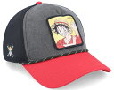 Capslab 【 One Piece Luffy Black/Grey/Red A-Frame Trucker - 】 ルフィー トラッカー バッグ 小物 ブ...