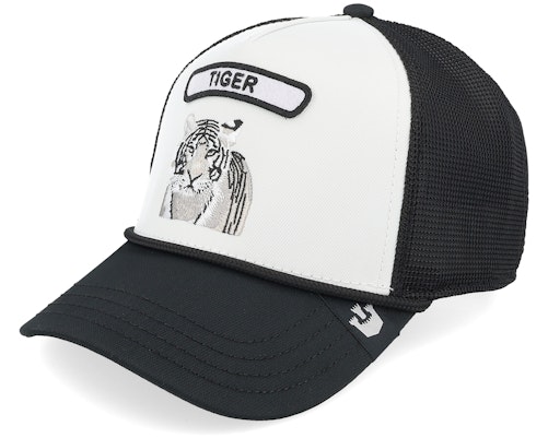 Goorin Bros. 【 Gb2 Tiger The Rocker Relaxed White/Black A-Frame Trucker - 】 トラッカー バッグ 小物 ブランド雑貨 帽子 メンズ帽子 キャップ