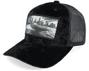 【★スーパーSALE★6/11午前2時迄】Calza Pennello 【 Speed Boat Racing Velvet Black A-Frame Trucker - Black 】 Speed スピード 黒色 ブラック トラッカー バッグ 小物 ブランド雑貨 帽子 メンズ帽子 キャップ 黒色 ブラック(4)