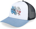 サンタクルーズ Santa Cruz 【 Evolved Hand White/Dusty Blue A-Frame Trucker - 】 青色 ブルー トラッカー バッグ 小物 ブランド雑貨 帽子 メンズ帽子 キャップ