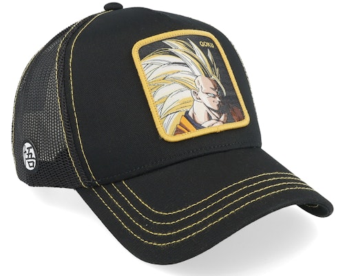 Capslab 【 Dragon Ball Goku Black A-Frame Trucker - 】 ドラゴン 黒色 ブラック トラッカー バッグ 小物 ブランド雑貨 帽子 メンズ帽子 キャップ