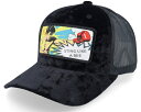 【★Fashion THE SALE★7/12午前10時迄】Calza Pennello 【 Sting Like A Bee Pop Art Velvet Black A-Frame Trucker - Black 】 アート 黒色 ブラック トラッカー バッグ 小物 ブランド雑貨 帽子 メンズ帽子 キャップ 黒色 ブラック