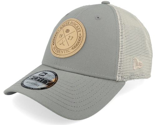 Bauer 【 Leather Patch 9Forty Light Grey Trucker - 】 レザー 灰色 グレー トラッカー バッグ 小物 ブランド雑貨 帽子 メンズ帽子 キャップ