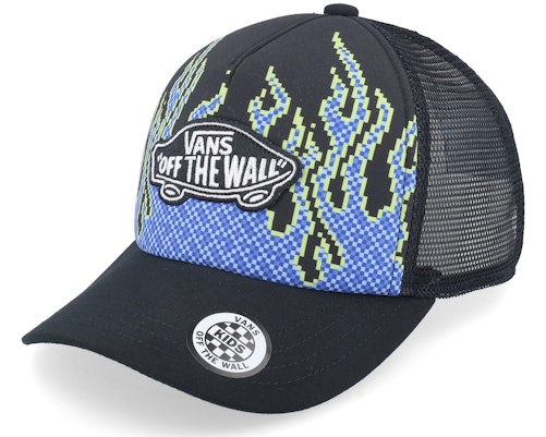 ヴァンズ Vans 【 Pixel Flame Black Trucker - 】 黒色 ブラック トラッカー バッグ 小物 ブランド雑貨 帽子 メンズ帽子 キャップ ヴァンズ Vans 【 Pixel Flame Black Trucker - 】 黒色 ブラック トラッカー バッグ 小物 ブランド雑貨 帽子 メンズ帽子 キャップ