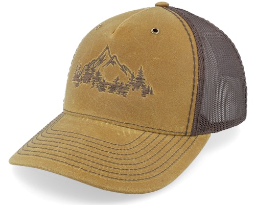 【★Fashion THE SALE★7/12午前10時迄】Wild Spirit 【 Nature Mountain Scenery Hawthorne Brown Trucker - Brown 】 ホーソーン 茶色 ブラウン トラッカー バッグ 小物 ブランド雑貨 帽子 メンズ帽子 キャップ 茶色 ブラウン