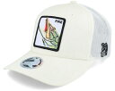 【★Fashion THE SALE★7/12午前10時迄】Skillfish 【 Pike Pro Fishing Ivory/Ivory/Light Forest A-Frame Trucker - White 】 プロ フォレスト トラッカー バッグ 小物 ブランド雑貨 帽子 メンズ帽子 キャップ 白色 ホワイト