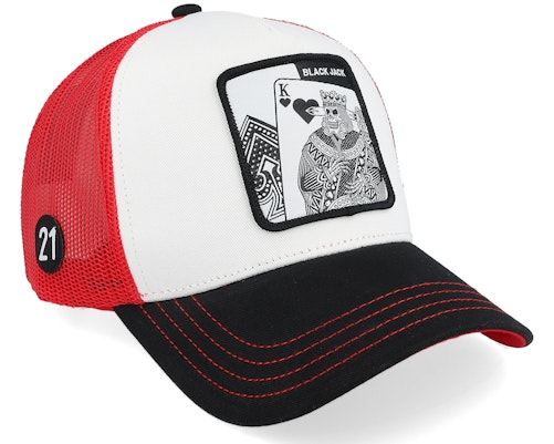 Capslab 【 Lucky Blackjack Red/White/Black Trucker - 】 トラッカー バッグ 小物 ブランド雑貨 帽子 メンズ帽子 キャップ