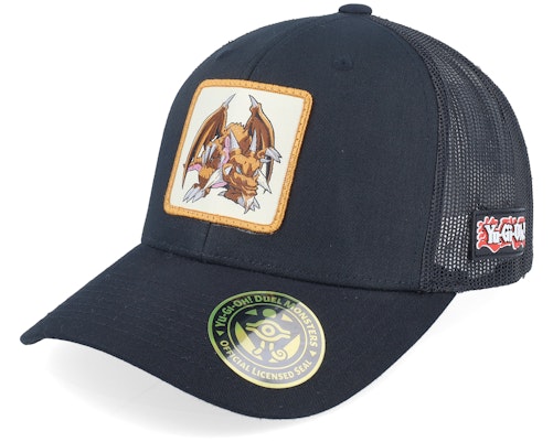 Yu-Gi-Oh! 【 Thousand Dragon Black Trucker - Yu-Gi-Oh 】 ドラゴン 黒色 ブラック トラッカー バッグ 小物 ブランド雑貨 帽子 メンズ帽子 キャップ