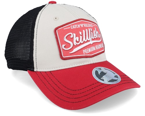 Skillfish 【 Premium Fishing 111 Tri Stone/Black/Red Trucker - 】 Premium プレミアム トラッカー バッグ 小物 ブランド雑貨 帽子 メンズ帽子 キャップ