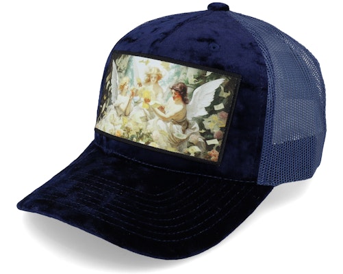 Calza Pennello 【 Angels & Money Velvet Navy A-Frame Trucker - 】 angels エンジェルス 紺色 ネイビー トラッカー バッグ 小物 ブランド雑貨 帽子 メンズ帽子 キャップ Calza Pennello 【 Angels & Money Velvet Navy A-Frame Trucker - 】 angels エンジェルス 紺色 ネイビー トラッカー バッグ 小物 ブランド雑貨 帽子 メンズ帽子 キャップ
