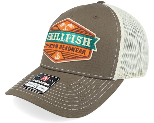 【★スーパーSALE★9/11深夜2時迄】Skillfish 【 Terraflame Logo 112Fp Split Chocolate Chip/Birch Trucker - 】 ロゴ トラッカー バッグ 小物 ブランド雑貨 帽子 メンズ帽子 キャップ