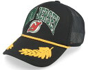 ミッチェル&ネス Mitchell & Ness 【 New Jersey Devils Gold Leaf Vintage Trucker - Black 】...