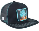 Capslab 【 Dragon Ball Goku Black/Turquoise Trucker - Black 】 ドラゴン トラッカー バッグ 小物 ブランド雑貨 帽子 メンズ帽子 キャップ 黒色 ブラック