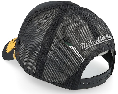 【★スーパーSALE★6/11午前2時迄】ミッチェル&ネス Mitchell & Ness 【 Georgetown Hoyas Gold Leaf Vintage Trucker - Black 】 ジョージタウン ホヤス ゴールド vintage ビンテージ・ヴィンテージ トラッカー バッグ 小物 ブランド雑貨 帽子 メン