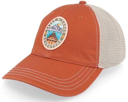 【★スーパーSALE★6/11午前2時迄】Wild Spirit 【 Kayak & Canoe Adventure Orange/Khaki Trucker - 】 トラッカー バッグ 小物 ブランド雑貨 帽子 メンズ帽子 キャップ