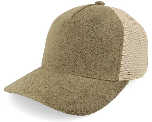 Equip 【 Terry Olive Green/Khaki A-Frame Trucker - 】 olive オリーブ トラッカー バッグ 小物 ブランド雑貨 帽子 メンズ帽子 キャップ