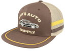 【★Fashion THE SALE★7/12午前10時迄】ハフ Huf 【 Auto Supply Brown Trucker - Brown 】 supply サプライ 茶色 ブラウン トラッカー バッグ 小物 ブランド雑貨 帽子 メンズ帽子 キャップ 茶色 ブラウン(4)