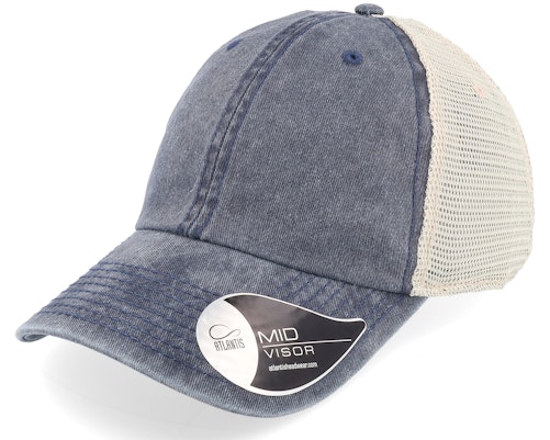 Atlantis 【 Case Navy Washed Dad Cap Trucker - Blue 】 ケース 紺色 ネイビー キャップ 帽子 トラッカー バッグ 小物 ブランド雑貨 帽子 メンズ帽子 キャップ 青色 ブルーのサムネイル