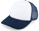 【★スーパーSALE★6/11午前2時迄】Beechfield 【 Foam French Navy/White Vintage Trucker - White, Blue 】 vintage ビンテージ・ヴィンテージ トラッカー バッグ 小物 ブランド雑貨 帽子 メンズ帽子 キャップ 青色 ブルー(4)