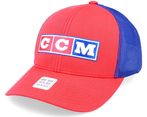 シーシーエム Ccm 【 Czech Meshback Team Red/Blue Trucker - 】 Team チーム トラッカー バッグ 小物 ブランド雑貨 帽子 メンズ帽子 キャップ
