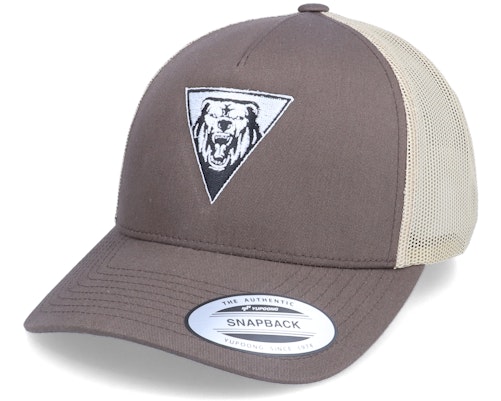 アイコニック Iconic 【 Bear Roar Geometric Brown/Khaki Trucker - 】 トラッカー バッグ 小物 ブランド雑貨 帽子 メンズ帽子 キャップ