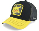 Capslab 【 Pokemon Pikachu Black/Yellow Trucker - 】 トラッカー バッグ 小物 ブランド雑貨 帽子 メンズ帽子 キャップ