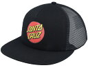 サンタクルーズ Santa Cruz 【 Classic Dot Black/Black Trucker - 】 クラシック トラッカー バッグ 小物 ブランド雑貨 帽子 メンズ帽子 キャップ