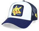 Capslab 【 Pokemon Pikachu White/Royal Trucker - 】 トラッカー バッグ 小物 ブランド雑貨 帽子 メンズ帽子 キャップ