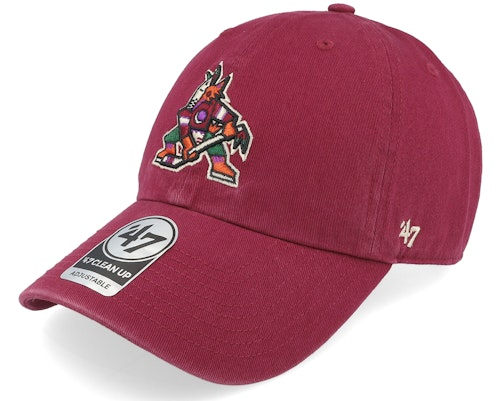 フォーティーセブンブランド 47 Brand 【 Arizona Coyotes Arizona Coyotes Clean Up Cardinal Dad Cap - 】 アリゾナ コヨーテズ アリゾナ コヨーテズ カーディナル キャップ 帽子 バッグ 小物 ブランド雑貨 帽