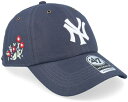 フォーティーセブンブランド 47 Brand 【 New York Yankees Petal Side Clean Up Vintage Navy Dad Cap - Blue 】 ヤンキース vintage ビンテージ・ヴィンテージ 紺色 ネイビー キャップ 帽子 バッグ 小物 ブランド雑