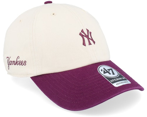 フォーティーセブンブランド 47 Brand 【 New York Yankees Base Runner Sure Shot Tt Clean Up Natural/Purple Dad Cap - 】 ヤンキース キャップ 帽子 バッグ 小物 ブランド雑貨 帽子 メンズ帽子 キャップ