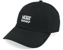 ヴァンズ Vans 【 Court Side Curved Bill Jockey Black Dad Cap - 】 コート 黒色 ブラック キャップ 帽子 ...
