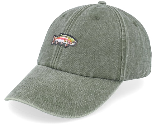 【★Fashion THE SALE★7/12午前10時迄】Skillfish 【 Tiny Rainbow Trout Fish Vintage Washed Olive Dad Cap - Green 】 虹色 レインボー vintage ビンテージ・ヴィンテージ olive オリーブ キャップ 帽子 バッグ 小物 ブランド雑貨 帽子 メンズ帽子 キャッ 【★Fashion THE SALE★7/12午前10時迄】Skillfish 【 Tiny Rainbow Trout Fish Vintage Washed Olive Dad Cap - Green 】 虹色 レインボー vintage ビンテージ・ヴィンテージ olive オリーブ キャップ 帽子 バッグ 小物 ブランド雑貨 帽子 メンズ帽子 キャッ