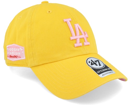 フォーティーセブンブランド 47 Brand 【 Hatstore Exclusive X Los Angeles Dodgers Yellow Gold Double Under Dad Cap - 】 ドジャース yellow 黄色・イエロー ゴールド キャップ 帽子 バッグ 小物 ブランド雑貨 帽子