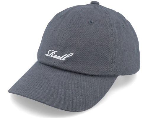 Reell 【 Single Script Dark Grey Dad Cap - 】 スクリプト 灰色 グレー キャップ 帽子 バッグ 小物 ブランド雑貨 帽子 メンズ帽子 キャップ
