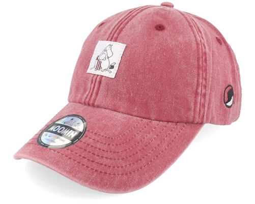 Moomin 【 Hug Red Denim Dad Cap - 】 Red 赤・レッド デニム キャップ 帽子 バッグ 小物 ブランド雑貨 帽子 メンズ帽子 キャップ