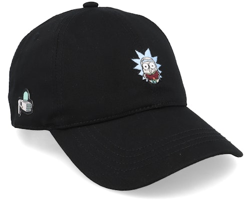 Capslab 【 Rick & Morty Rick Black Dad Cap - 】 黒色 ブラック キャップ 帽子 バッグ 小物 ブランド雑貨 帽子 メンズ帽子 キャップのサムネイル